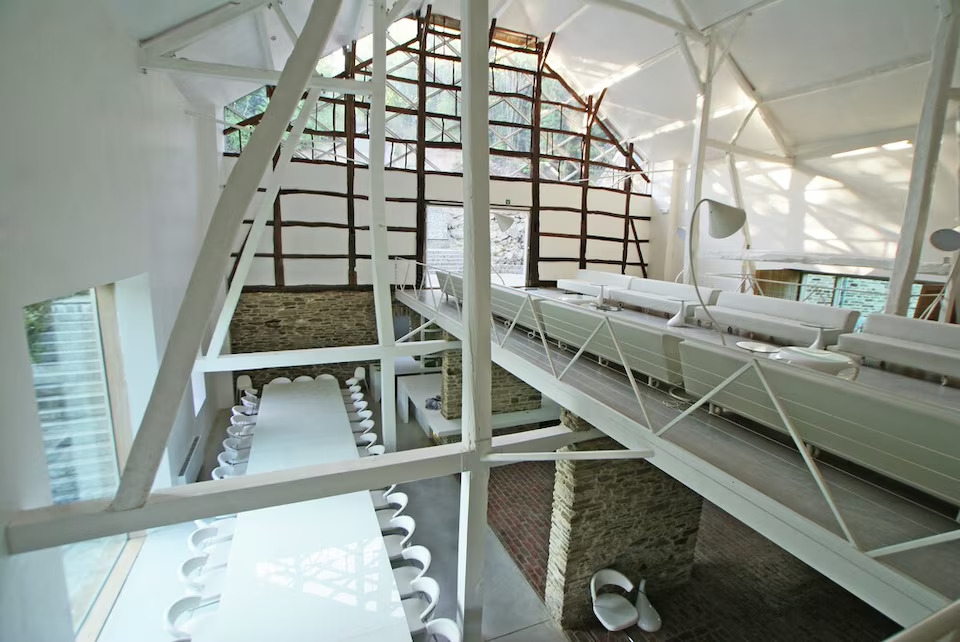 Innenansicht der Unterkunft in Belgien